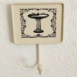 Bathroom Wall Decorative Metal Hook